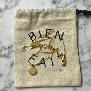 Madewell brand new gold plated coin necklace